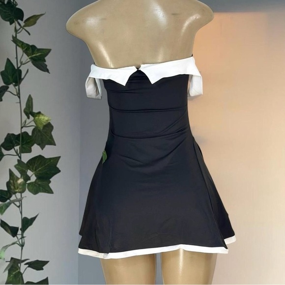 Black & White Mini Dress - Picture 4 of 4